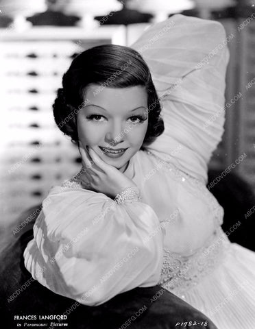 gorgeous brunette Frances Langford portrait 8b20-12056