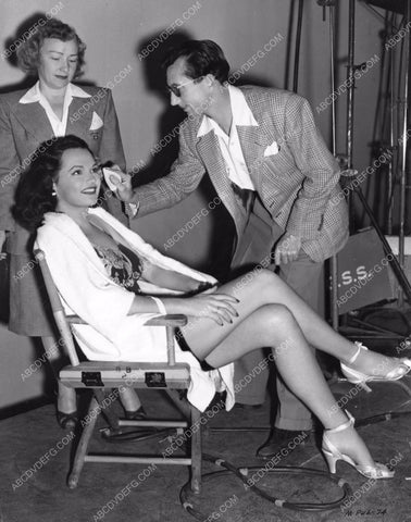 gorgeous Dorothy Ford gets last minute makeup behind the scenes 8b20-12170