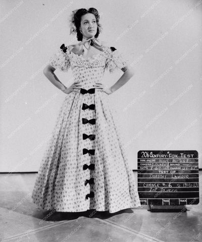 wardrobe slate shot Dorothy Lamour 8b20-12226