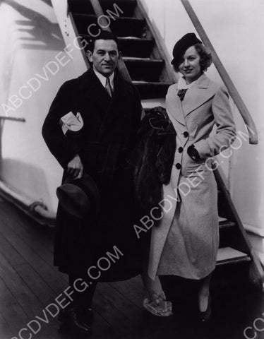 Margaret Sullavan and someone on board a ship 8b20-12318