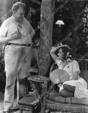 Gloria Swanson and cast silent film Sadie Thompson 8b20-12343