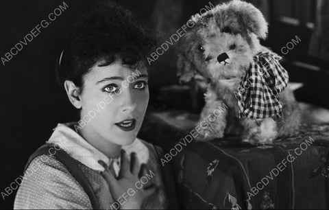 Gloria Swanson and cute stuffed animal silent film Stage Struck 8b20-12346