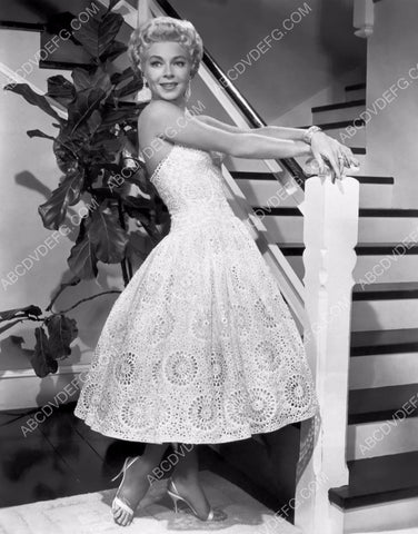 Lana Turner in white portrait 8b20-1293