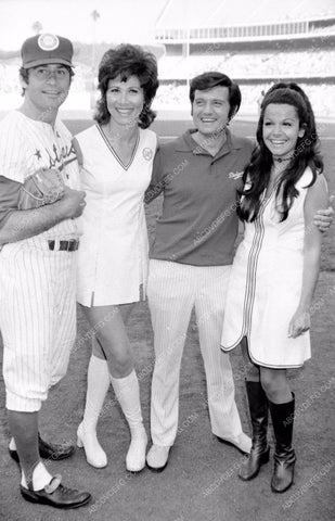 Annette Funicello family and friends Dodger Stadium Hollywood Stars 8b20-13077