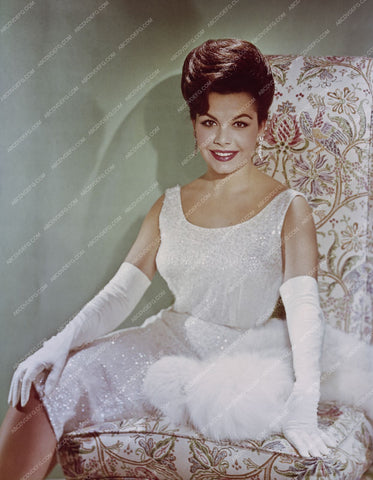 Annette Funicello beautiful in white dress 8b20-13103