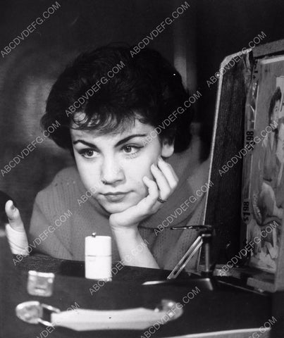 cute Annette Funicello listening to her record player 8b20-13150