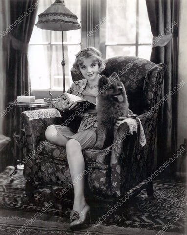 Alice White does a little reading with her dog at home 8b20-1323