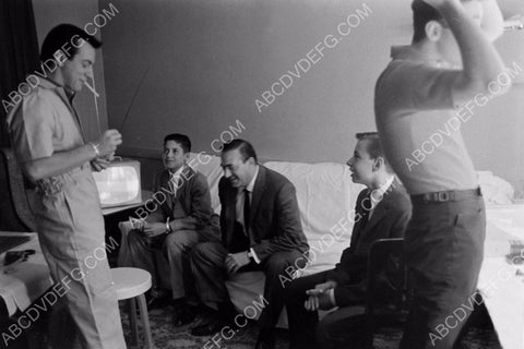 candid Bobby Darin entertaining some guests in dressing room 8b20-13805