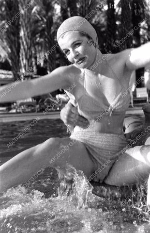 Corinne Calvet playing in the pool is accidentally revealing 8b20-13977