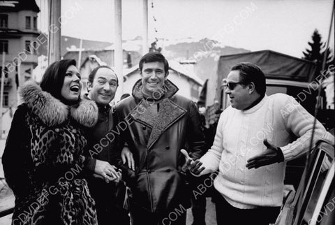 candid Diana Rigg George Lazenby film On Her Majesty's Secret Service 8b20-14072