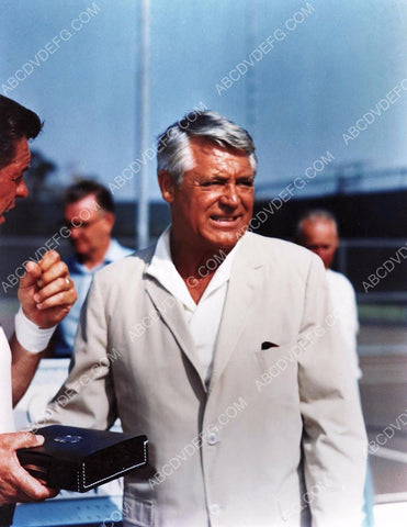 candid Cary Grant attends a tennis match 8b20-14693
