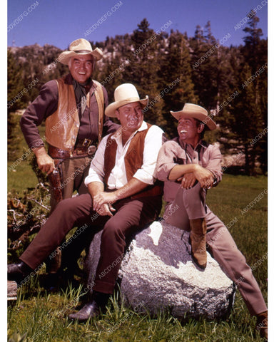 Lorne Green Dan Blocker Michael Landon TV Bonanza 8b20-14845