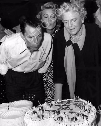 Ethel Barrymore watches Frank Sinatra blow out birthday cake candles 8b20-15210