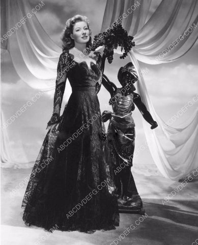 beautiful Greer Garson full length fashion in black dress 8b20-15654