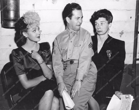 Linda Darnell Pvt Jerry Hauser Cass Dailey AFRS Armed Forces Radio Service 8b20-15828