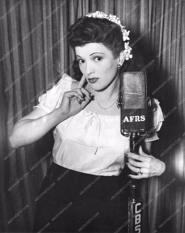beautiful Beryl Wallace AFRS Armed Forces Radio Service 8b20-15868