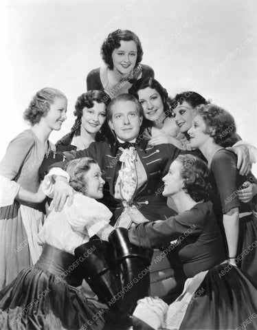 Nelson Eddy Cecilia Parker and all the gals film Naughty Marietta 8b20-15919