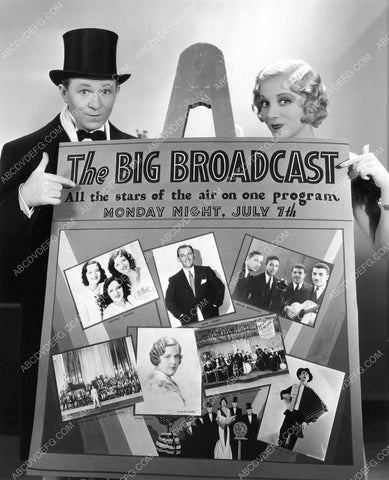 Stuart Erwin Leila Hyams maybe cool ad promo film The Big Broadcast 8b20-15964