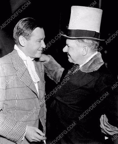 W.C. Fields and friend on set film Poppy 8b20-16042