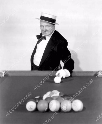 W.C. Fields trick shots on the pool table 8b20-16059