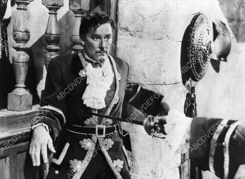 Errol Flynn impailed by sword film The Master of Ballantrae 8b20-16153