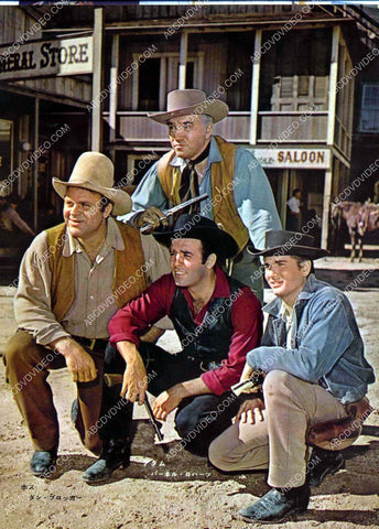 Lorne Greene Dan Blocker Michael Landon Pernell Roberts TV Bonanza 8b20-17049