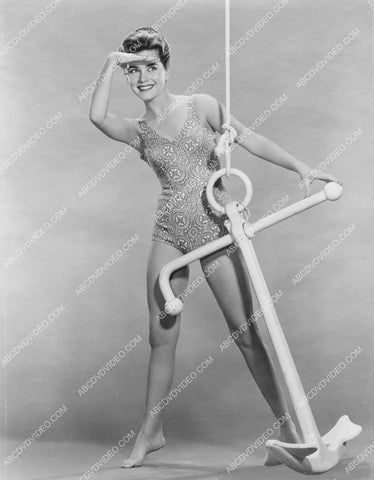 Beautiful Dolores Hart in her swimsuit w an anchor 8b20-17269