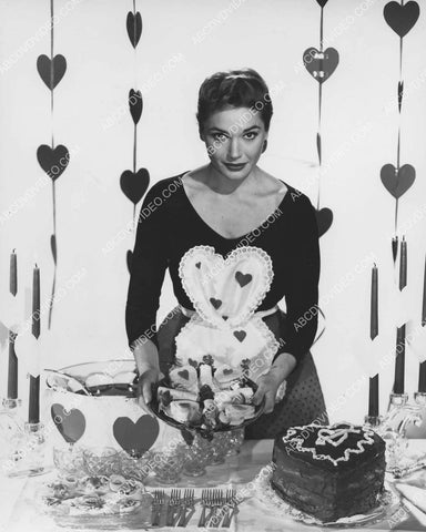 Dolores Hart whips up a cake and other treats for Valentine's Day Party 8b20-17275