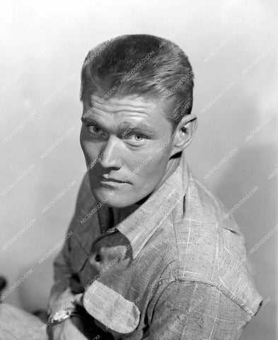 handsome Chuck Connors portrait 8b20-17538