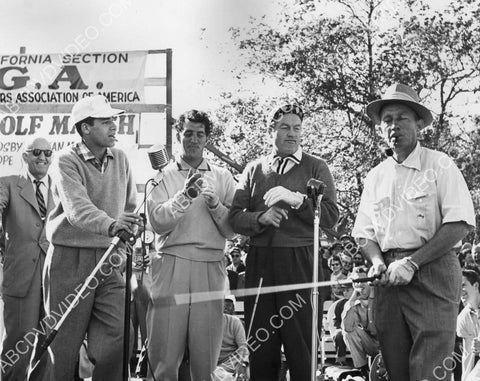 candid Jerry Lewis Dean Martin Bob Hope Bing Crosby celebrity golf benefit 8b20-17762