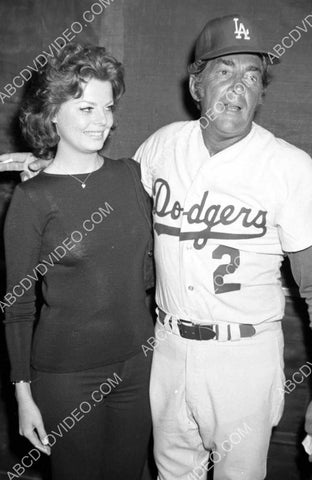 Dean Martin in Los Angeles Dodgers uniform w some babe 8b20-17768