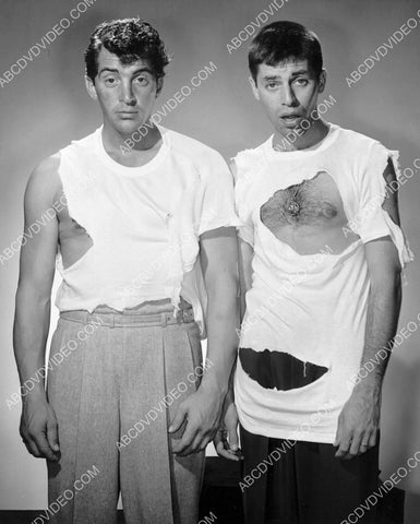 Dean Martin Jerry Lewis in their tattered clothes 8b20-17803