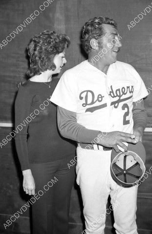 Dean Martin in Los Angeles Dodgers uniform w some babe 8b20-17804