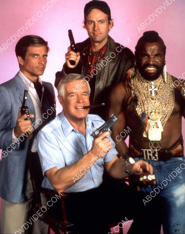 Dirk Benedict George Peppard Mr. T Dwight Schultz TV The A-Team 8b20-17866