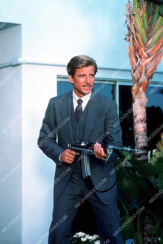 Dirk Benedict w a machine gun TV The A-Team 8b20-17885