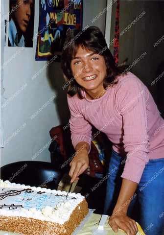 David Cassidy cutting his birthday cake 8b20-17904