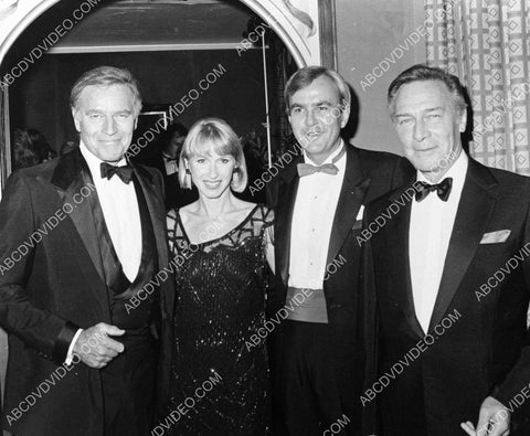 Charlton Heston Christopher Plummer and friends at some event 8b20-17921