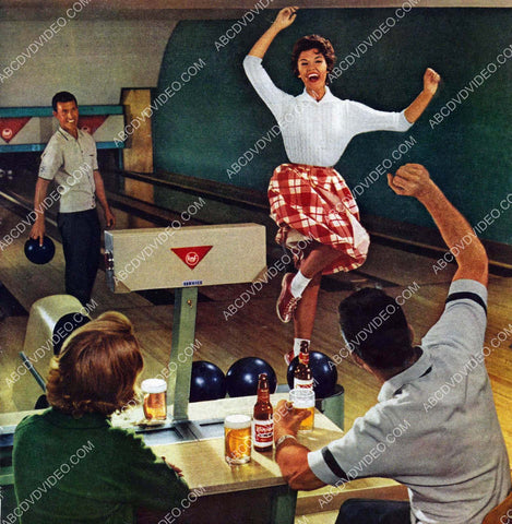Emily Banks Miss Rheingold 1960 bowling magazine ad 8b20-18002