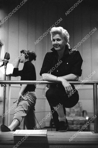 candid Doris Day in the sound booth 8b20-18184