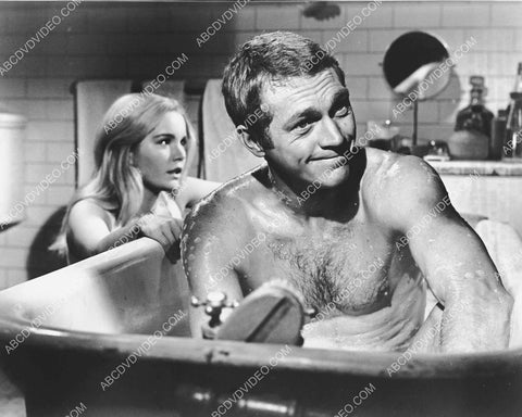 Steve McQueen in the bathtub 8b20-19046