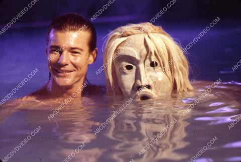Jan-Michael Vincent in the pool w some weird mask 8b20-19127