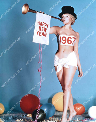 Happy New Year 1967 sexy Karen Jensen 8b20-19196