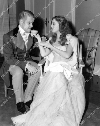 Nelson Eddy & Jeanette MacDonald on set film I Married an Angel 8b20-19995