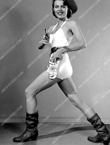 sexy cowgirl Peggie Castle and her six shooter 8b20-20020