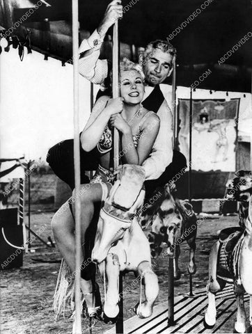 Jeff Chandler Kim Novak on the carousel film Jeanne Eagels 8b20-20237