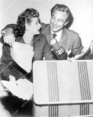 Lucille Ball Richard Denning do CBS radio broadcast 8b20-20308