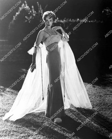 Rhonda Fleming backlit in sheer gown 8b20-20702