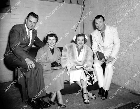 Billy Graham and wife w Roy Rogers & Dale Evans 8b20-20728