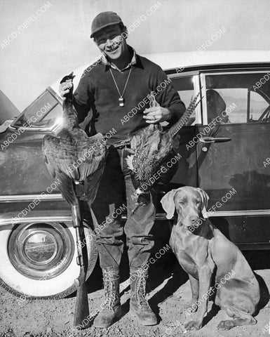 Roy Rogers goes pheasant hunting w his dog 8b20-20732