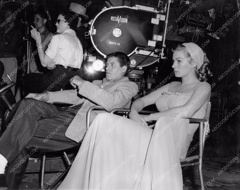 Jerry Lewis Anita Ekberg behind the scenes Paramount Vista Vision came ...